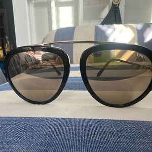 Tom Ford - Stacy Mirrored Aviator - Silver/Black